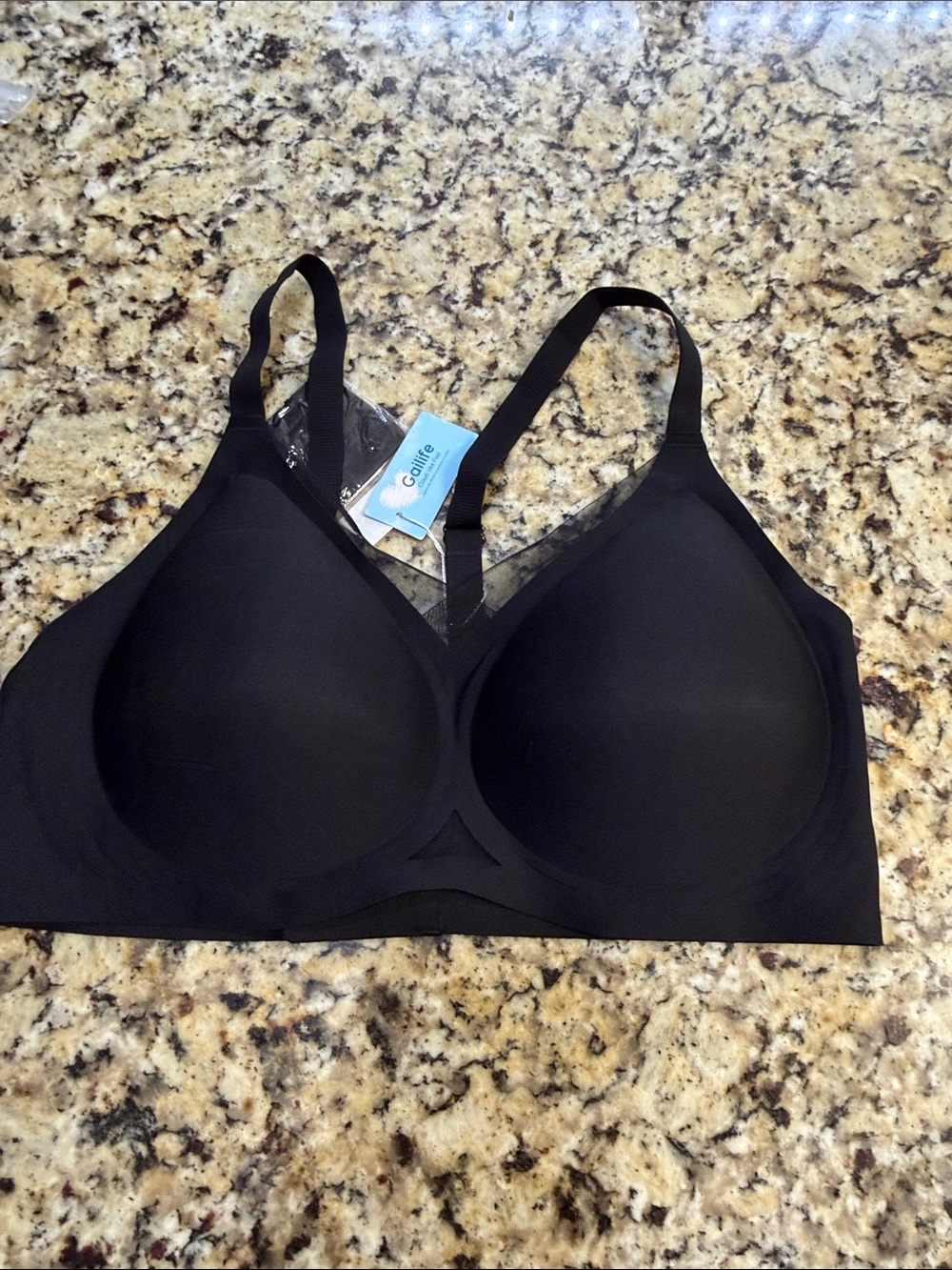 Comfort Contour Wireless Bra - Black